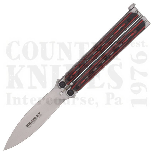 Buy Bradley  904 KIMURA - 154CM / Red & Black G-10 at Country Knives.