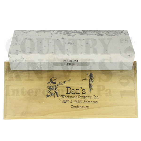Buy Dan’s Whetstone  BSH42 Bench Stone - Soft & Hard Arkansas / 4” x 2” at Country Knives.
