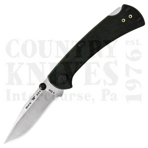 Buy Buck  BU112BKS3 112 Slim Pro TRX - S30V / Black G-10 at Country Knives.
