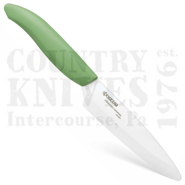 Buy Kyocera  KYFK110WHGR 4½" Utility Knife - White / Green at Country Knives.