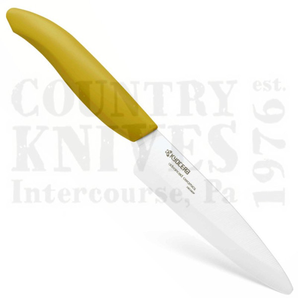 Buy Kyocera  KYFK110WHYL 4½" Utility Knife - White / Yellow at Country Knives.
