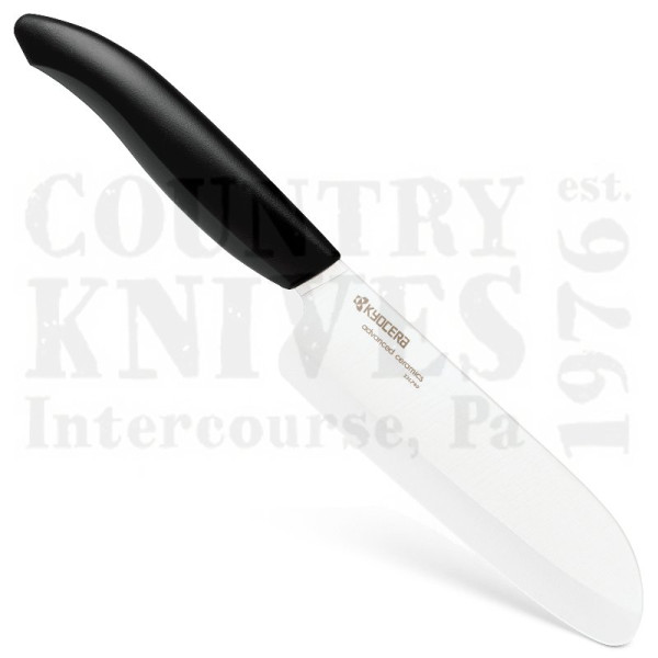 Buy Kyocera  KYFK115WHBK 4" Mini Santoku - White / Black at Country Knives.