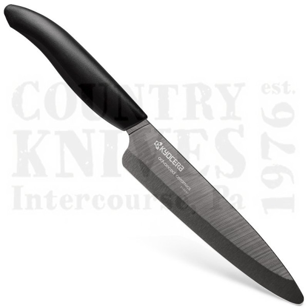 Buy Kyocera  KYFK130BK 5" Slicing Knife - Black / Black at Country Knives.