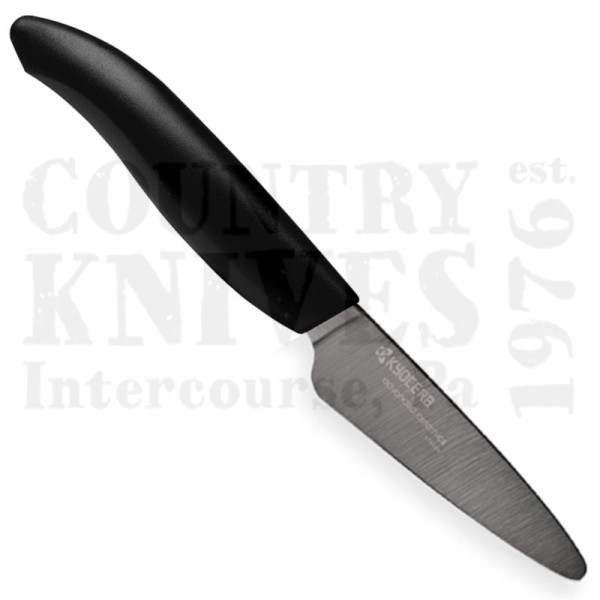 Buy Kyocera  KYFK75BK 3" Paring Knife - Black / Black at Country Knives.