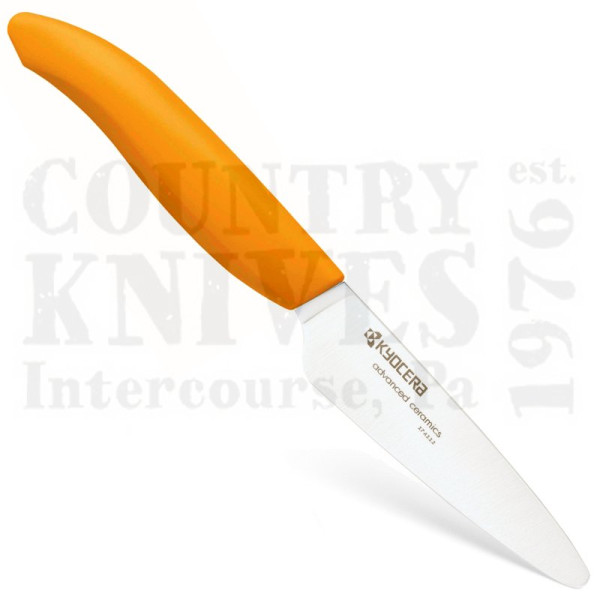 Buy Kyocera  KYFK75WHOR 3" Paring Knife - White / Orange at Country Knives.