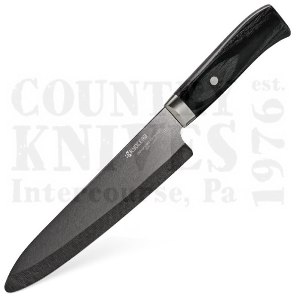Buy Kyocera  KYLTD180BK 7" Chef - Pakkawood Handle at Country Knives.