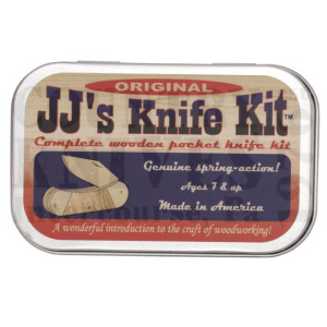 Jameson WoodworksJJ1Single Blade Canoe – Wooden Pocket Knife Kit