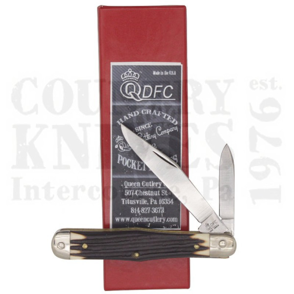 Buy Queen Cutlery  QC56WH Small Coke Bottle - 1095 / Winterbotton Delrin at Country Knives.