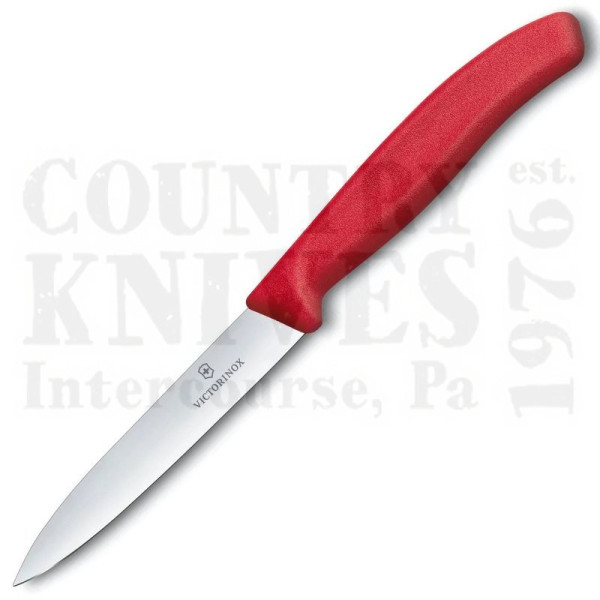 Buy Victorinox Victorinox Kitchen and Butcher 6.7701 4" Paring Knife - Red at Country Knives.