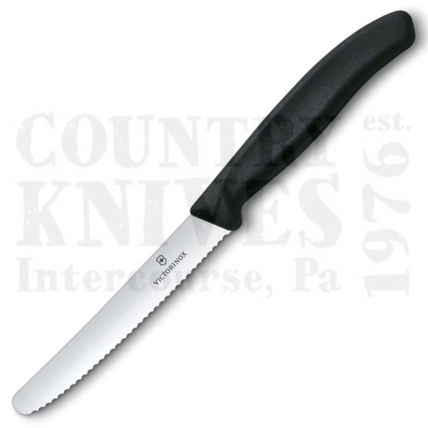 Buy Victorinox Victorinox Kitchen and Butcher 6.7833 4½" Serrated Utility - Black at Country Knives.