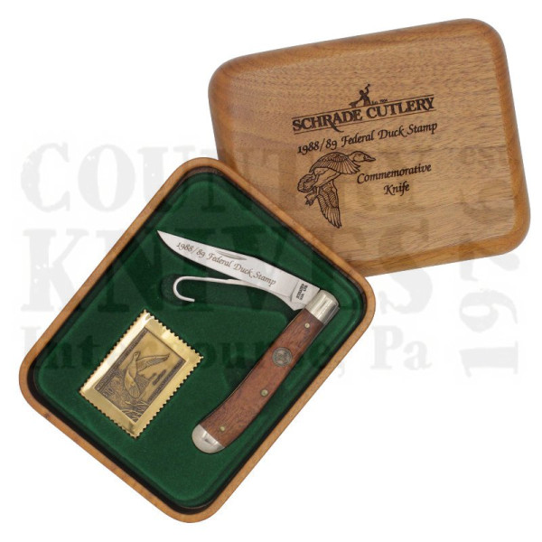 Buy Schrade  SCDS1988-89 Federal Duck Stamp - Walnut Display Box at Country Knives.