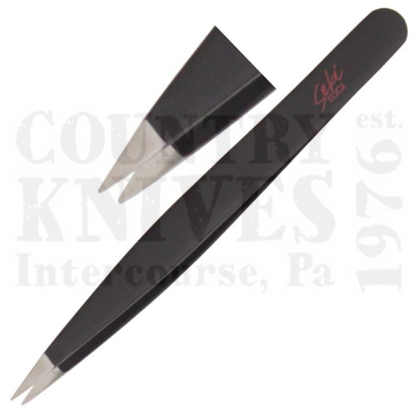 Buy Seki Edge  SS-501 Pointed Tweezers - Black at Country Knives.