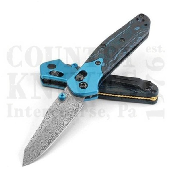 Buy Benchmade  BM945-221 Mini Osborne - Damascus / Arctic Storm Fat Carbon at Country Knives.