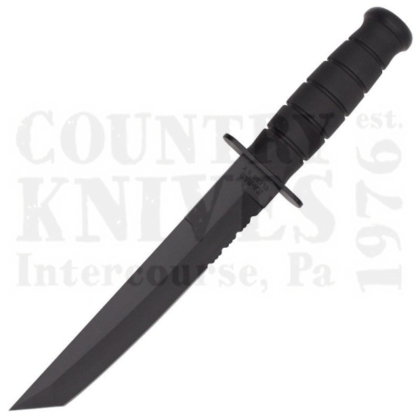 Buy Ka-Bar  KB1245 Black Tanto - Serrated / FRN Sheath at Country Knives.