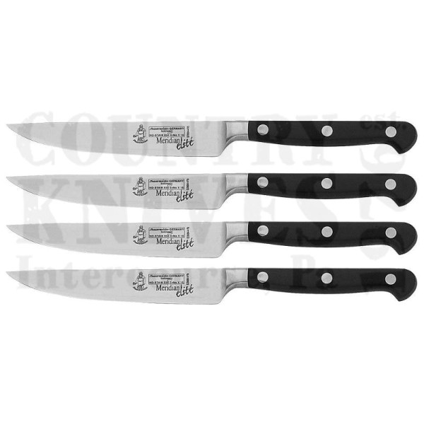 Buy Messermeister  MME3684-44S Four Piece Steak Knife Set - Meridian Elite at Country Knives.