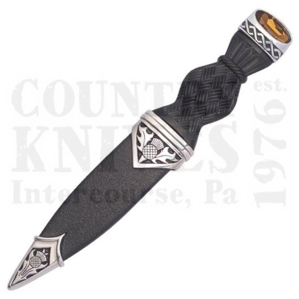 Buy Charles Buyers & Co Ltd  SD70C Thistle Sgian Dubh - Cairngorm Stone  at Country Knives.