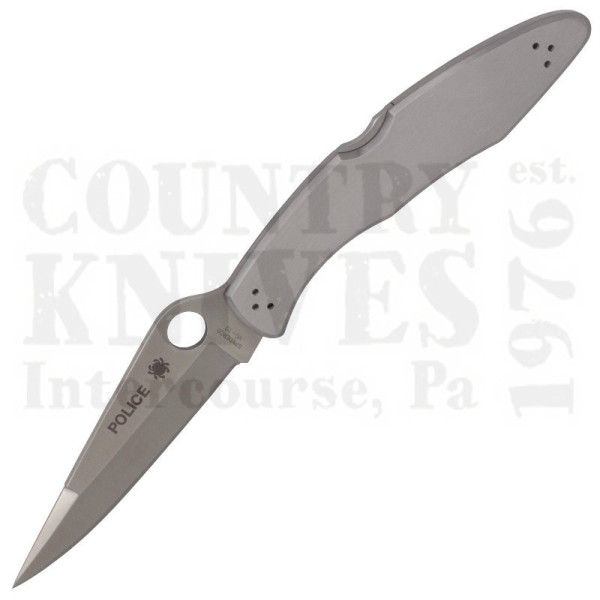 Buy Spyderco  C07P Police Model - PlainEdge at Country Knives.