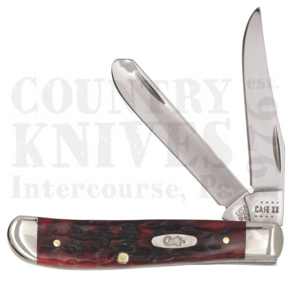 Buy Case  CA27381 Mini Trapper - Crimson Red Bone at Country Knives.