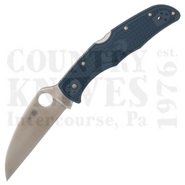 Buy Spyderco  C10FPWK390 Endura4 Wharncliffe - Blue FRN / K390 at Country Knives.