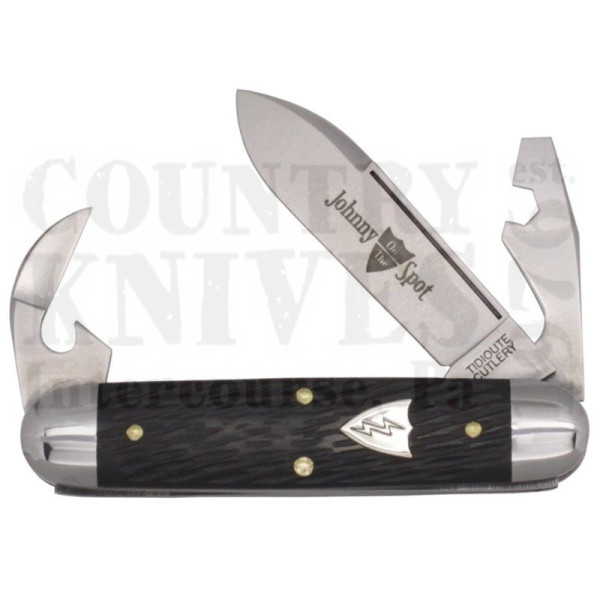 Buy Great Eastern Tidioute GE-352322BD 'Johnny on the Spot’ Camp & Tool Knife - Black Texdel at Country Knives.