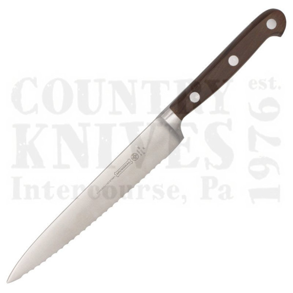 Buy Mundial  MUN2111-6E Wavy Utility Knife - Ironwood at Country Knives.