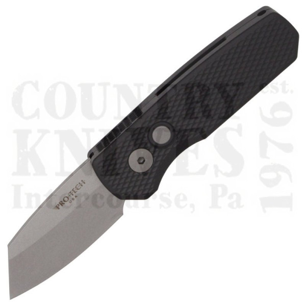 Buy Pro-Tech  PTR5405 Runt 5- Magnacut / Textured Black / Reverse Tanto at Country Knives.