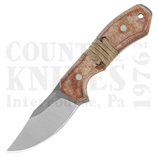 Buy Condor Tool & Knife  CTK121-2.75-SK  Mountaineer Trail Wingman Knife -  Leather Sheath at Country Knives.