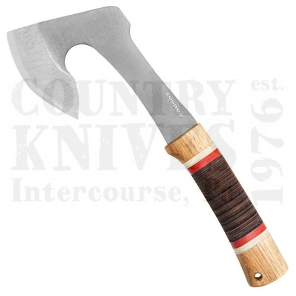 Buy Condor Tool & Knife  CTK2853-4.1-HC Country Backroads Axe -  Leather Sheath at Country Knives.