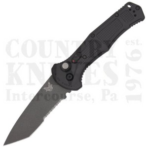 Benchmade9071SBKClaymore Tanto – D2 / Black Grivory / Serrated