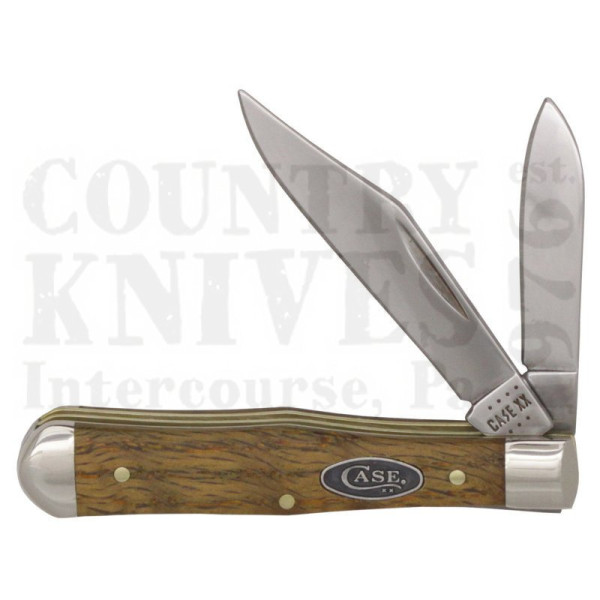 Buy Case  CA47120 Trapper - Yellow Curly Oak at Country Knives.