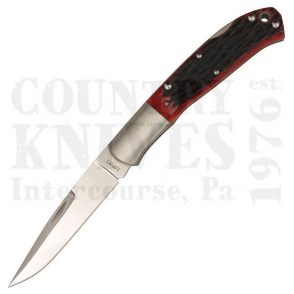 Buy Moki  MK433CRZ Ares - 4⅛" / Crimson Jigged Bone at Country Knives.