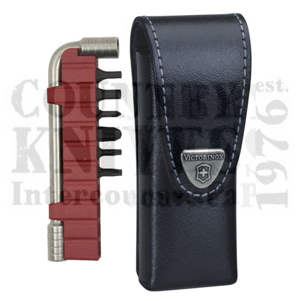 Buy Victorinox Victorinox Swiss Army Knives 33341 SwissTool Belt Pouch - Black Leather with Wrench & Bits at Country Knives.