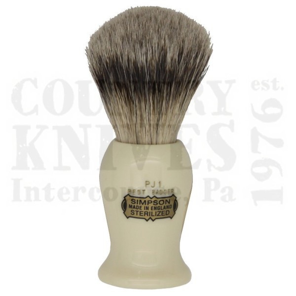 Buy Simpsons  BEAUFORTB5 Shaving Brush - Cream / Pure Badger at Country Knives.