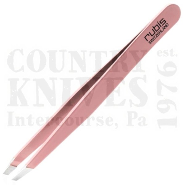 Buy Rubis  RU1K108 3¾’’ Slanted Tweezers - Pink at Country Knives.